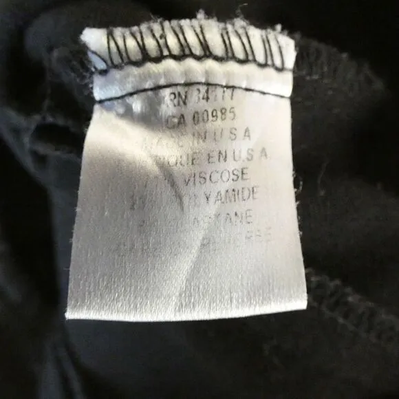 Diane Von Furstenberg- Mini Skirt - Black - Size 6-Pockets- Stitching and Bandin