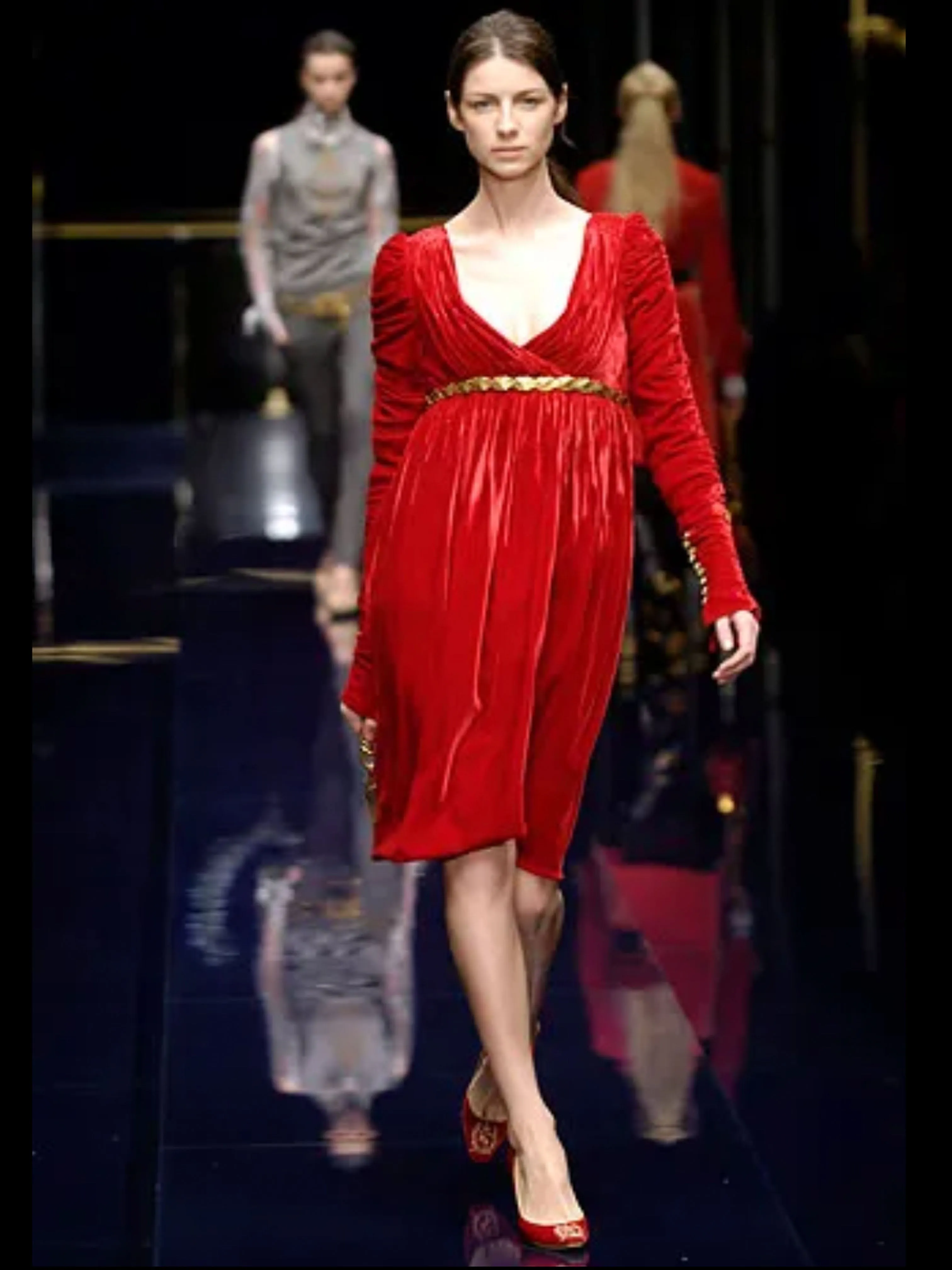 Dolce & Gabbana A/W 2006 Embellished Velvet Dress