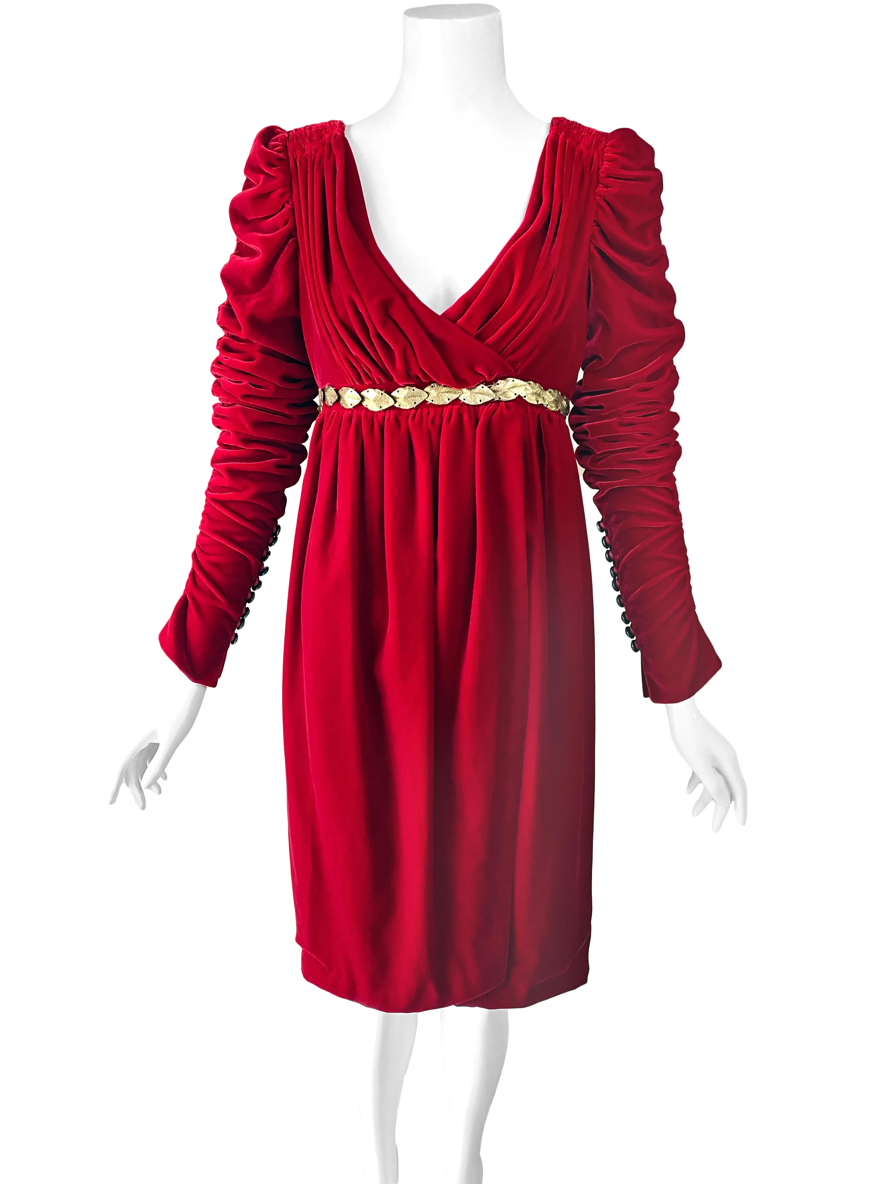 Dolce & Gabbana A/W 2006 Embellished Velvet Dress
