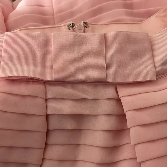 EDWARD ACHOURE Paris Pleated Skirt Rose Small