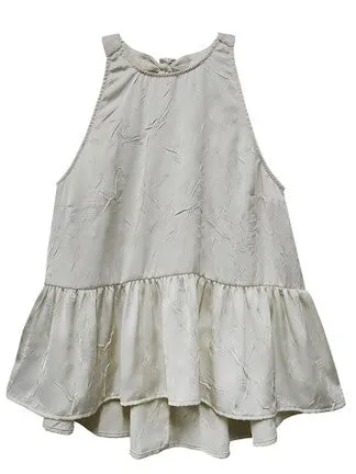 Fifteen Twenty Ruffle Hem Tank - Ecru