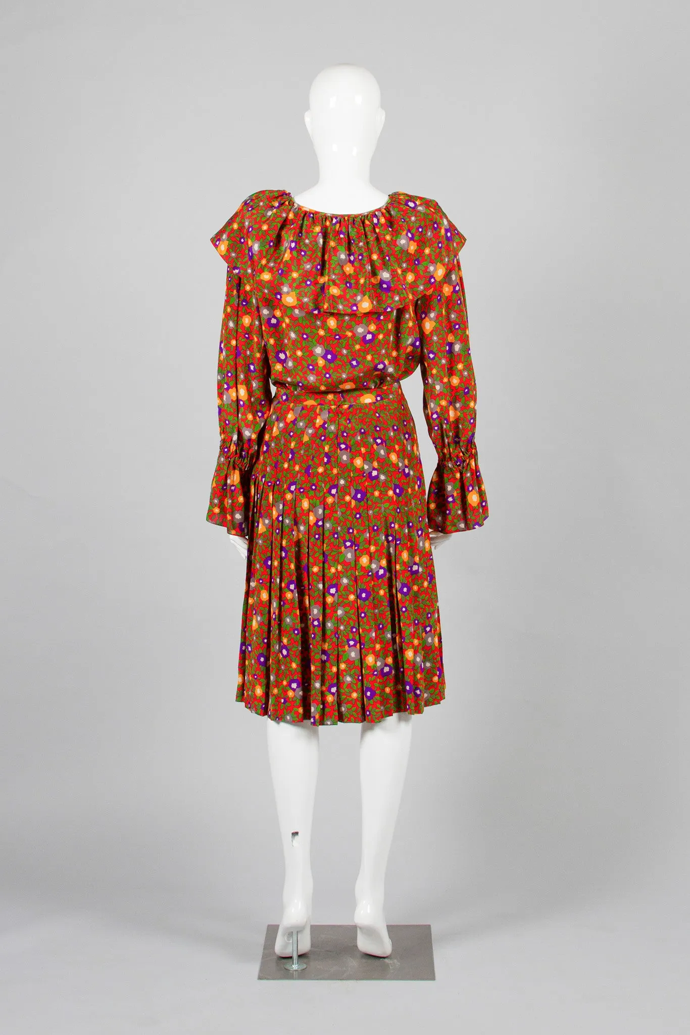 Floral Print Skirt Set