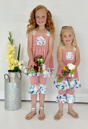 Floral Ruffle Set