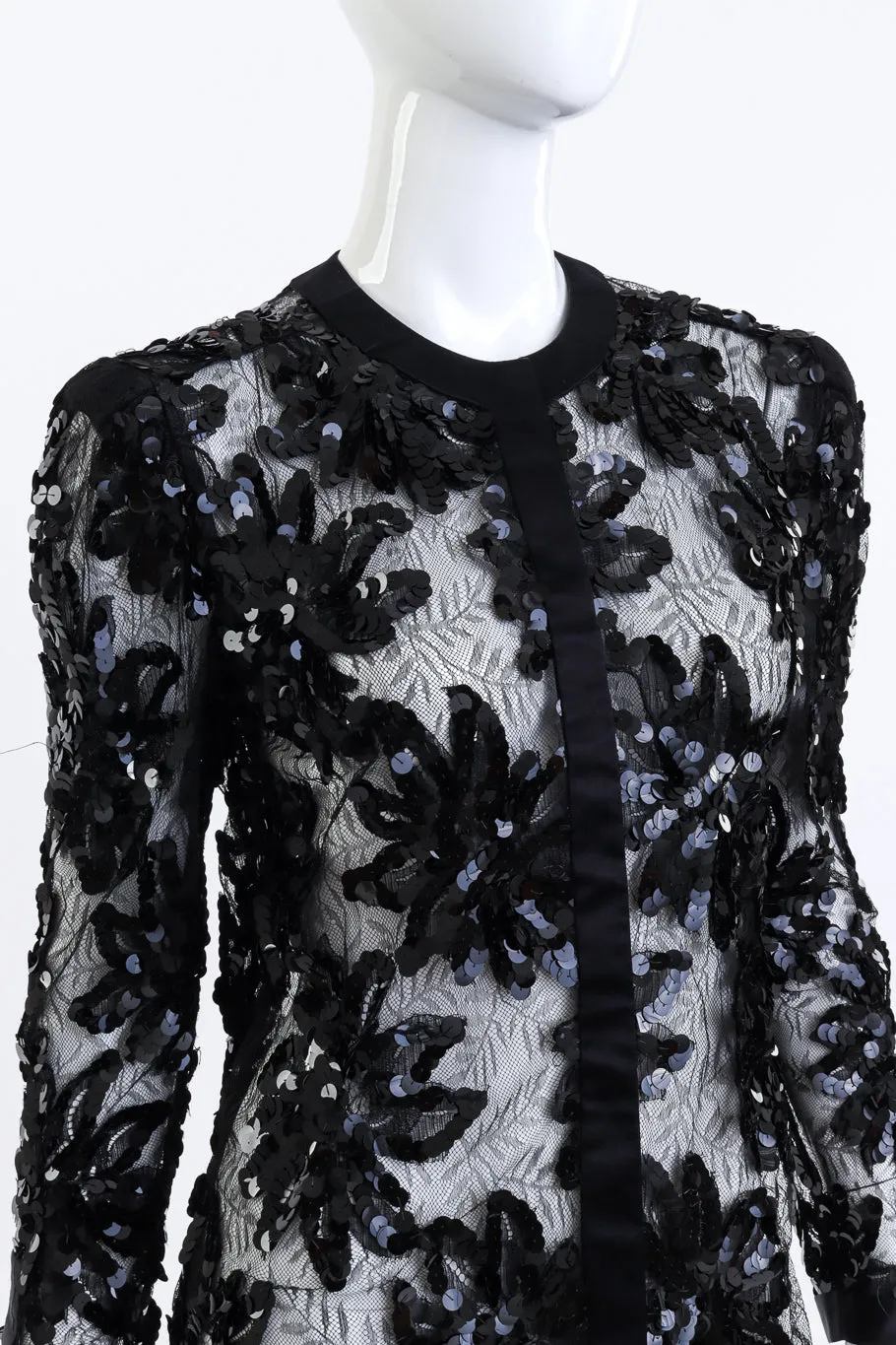 Floral Sequin Lace Top