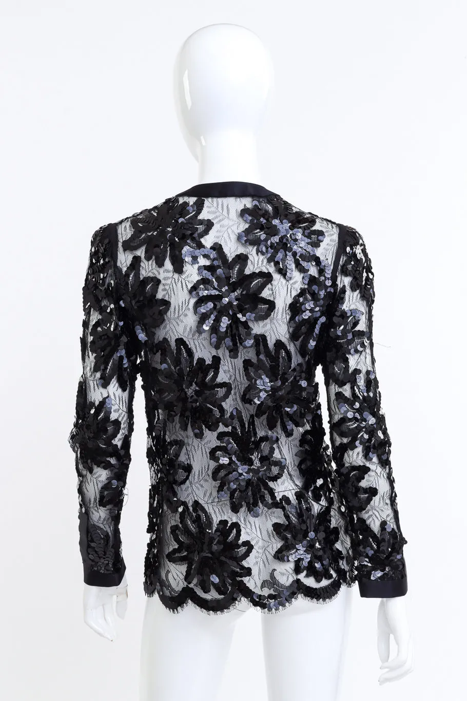 Floral Sequin Lace Top