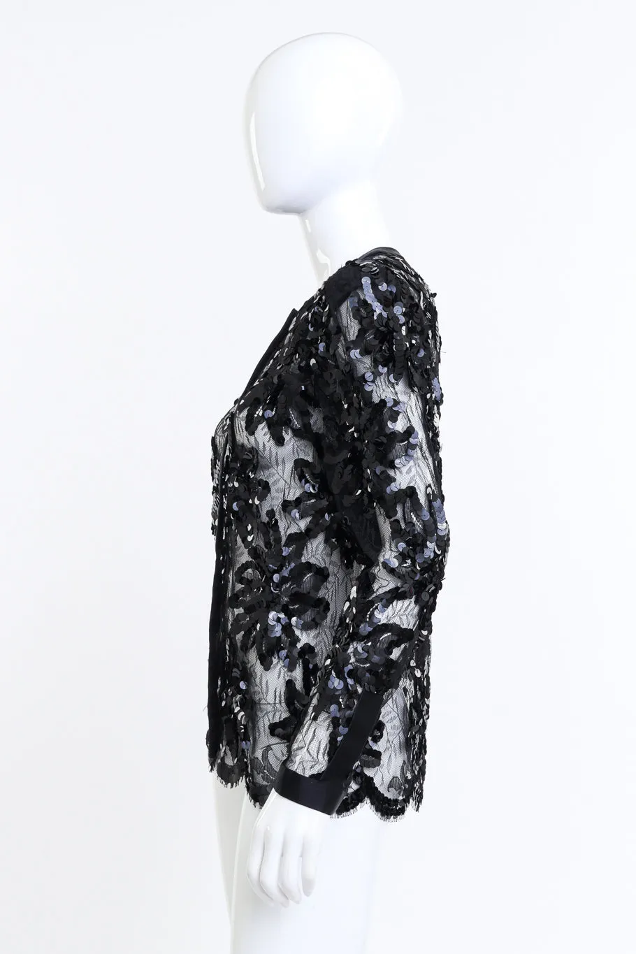 Floral Sequin Lace Top