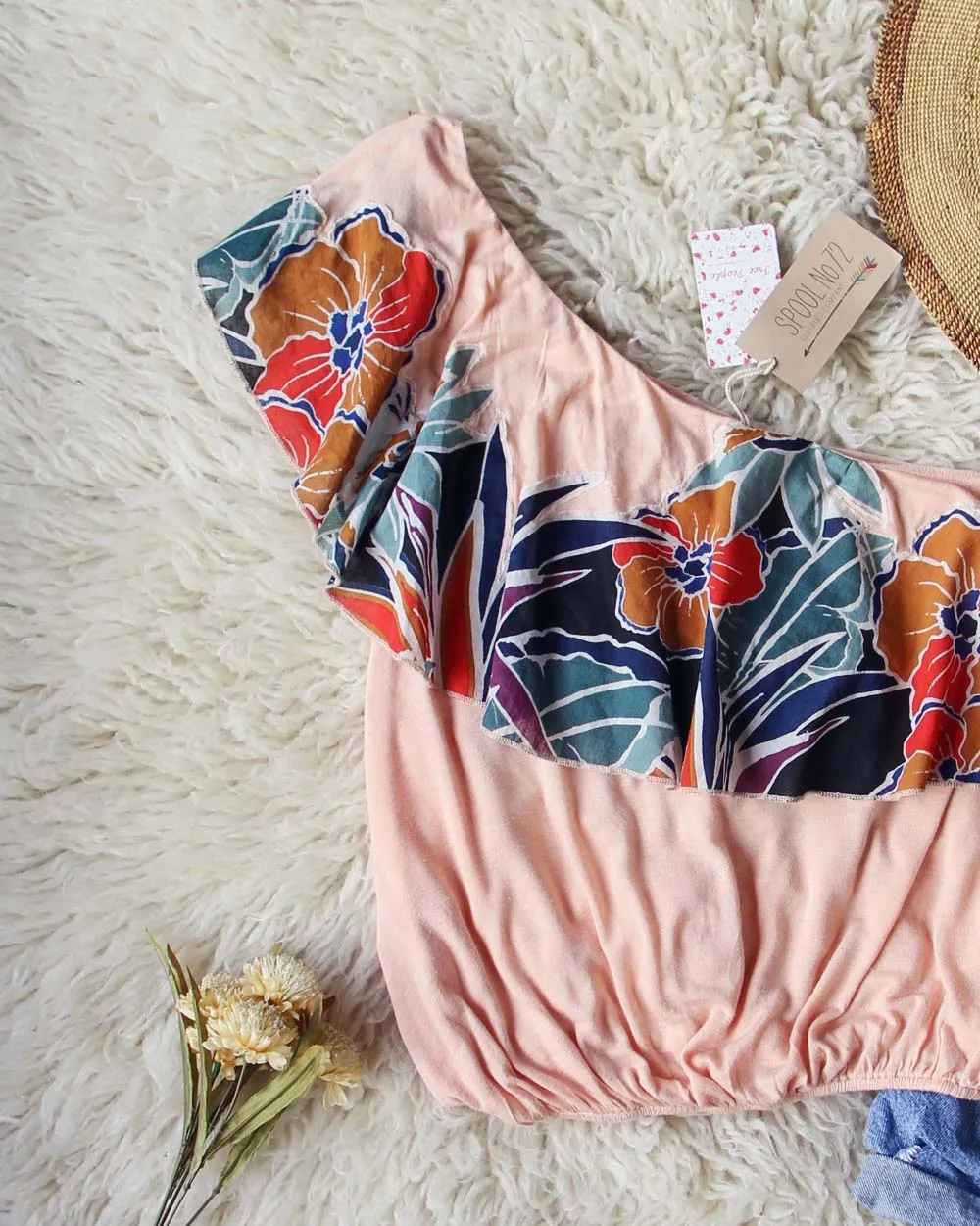 Free People Maui Ruffle Top