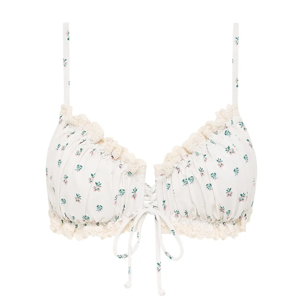 Fruity Floral Vero Bikini Top