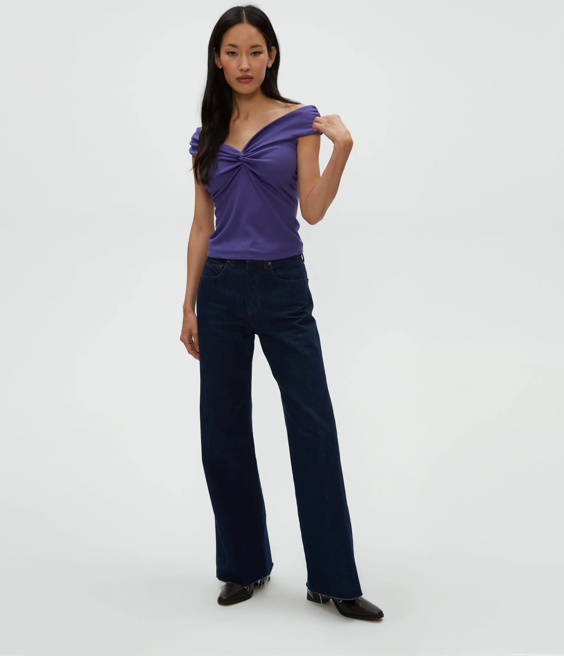 Gabbriette Twist Front Top