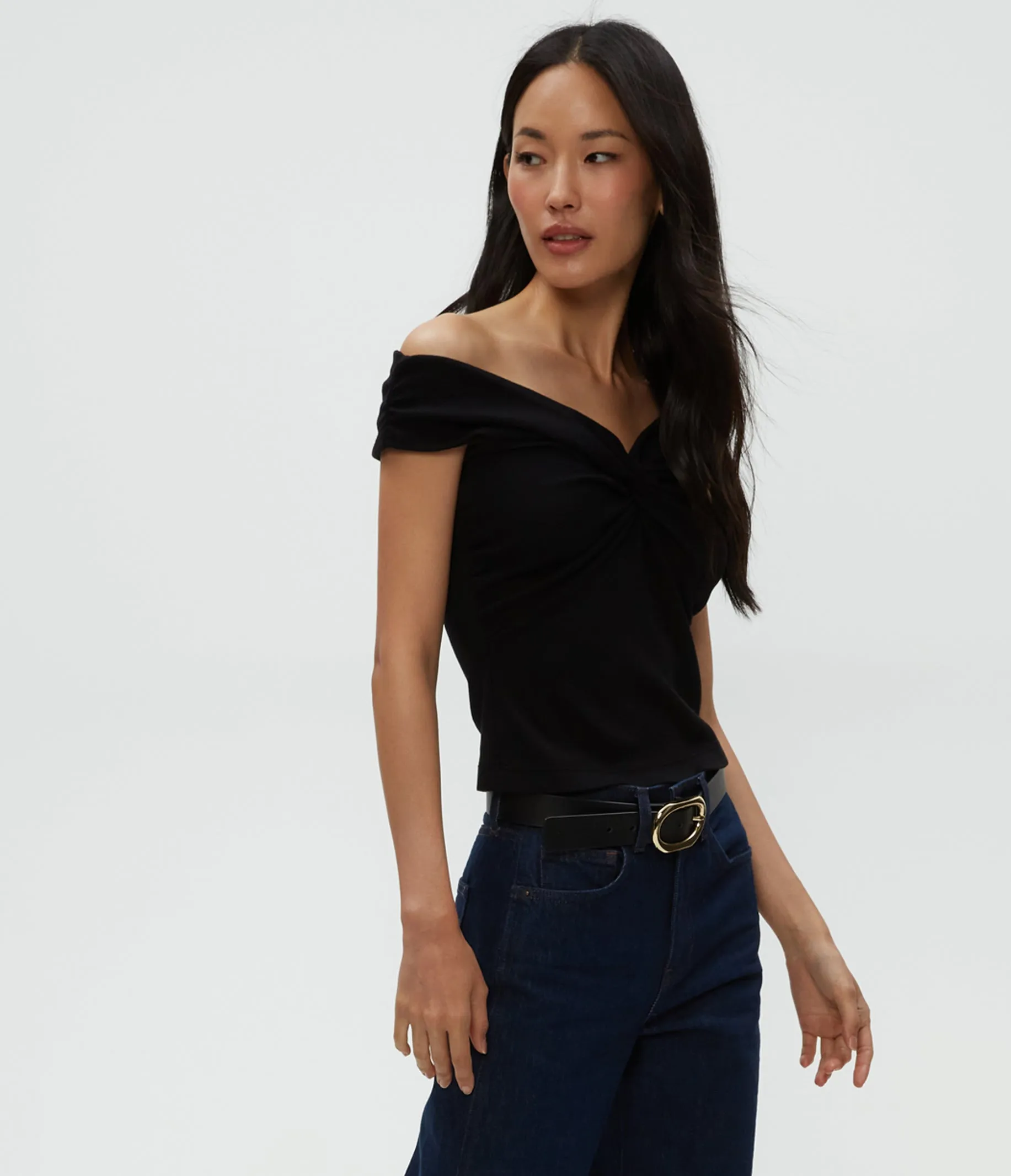 Gabbriette Twist Front Top