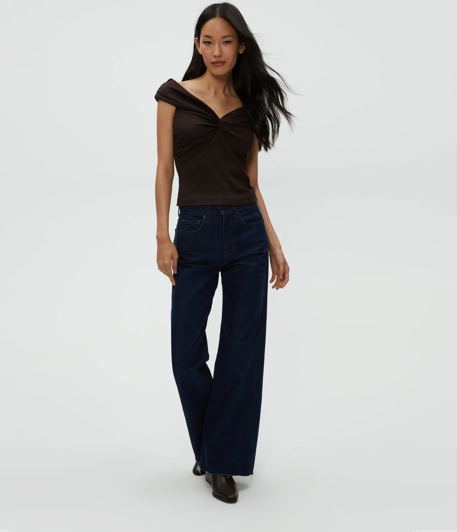 Gabbriette Twist Front Top