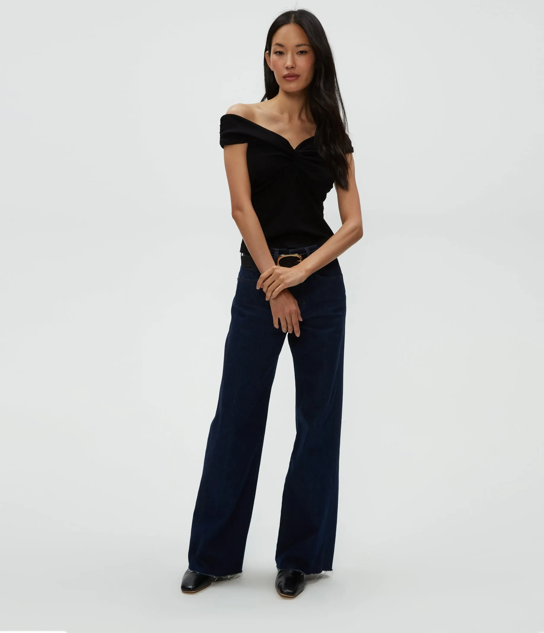 Gabbriette Twist Front Top