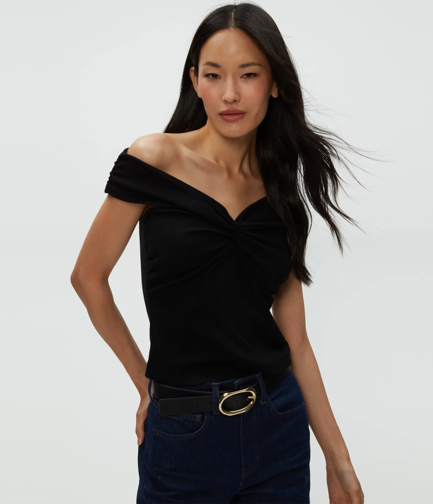 Gabbriette Twist Front Top