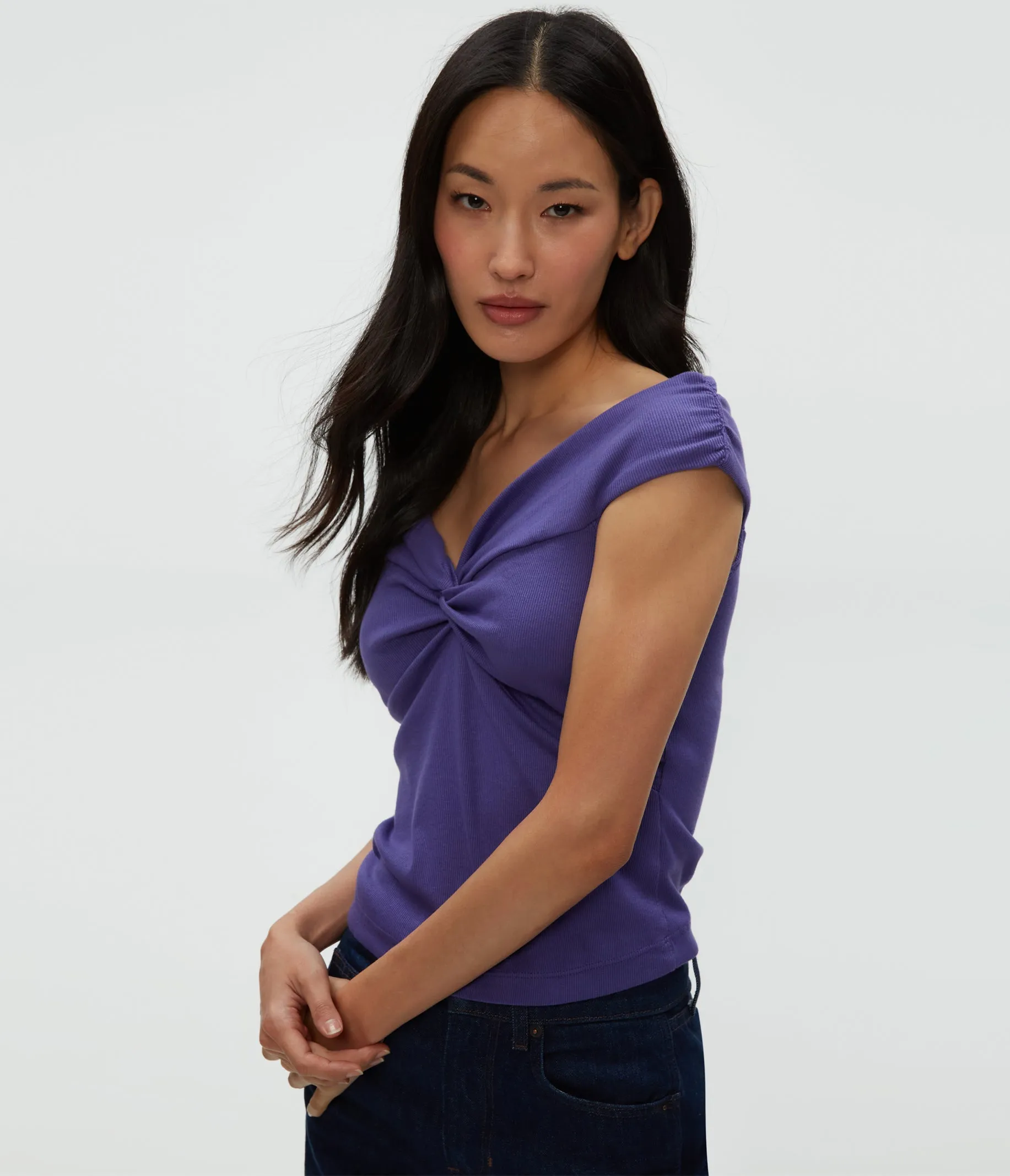 Gabbriette Twist Front Top