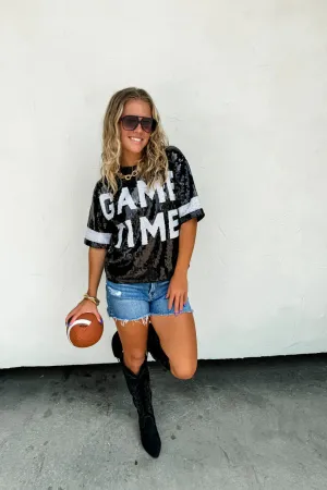 GAME DAY SEQUIN TOP