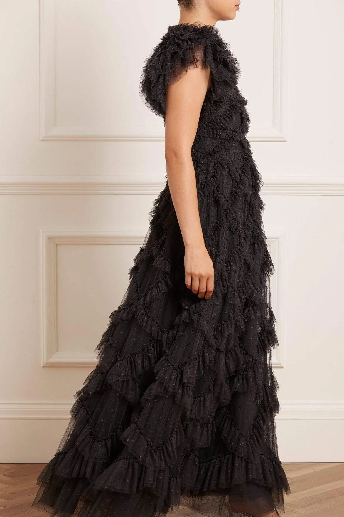 Genevieve Ruffle Gown