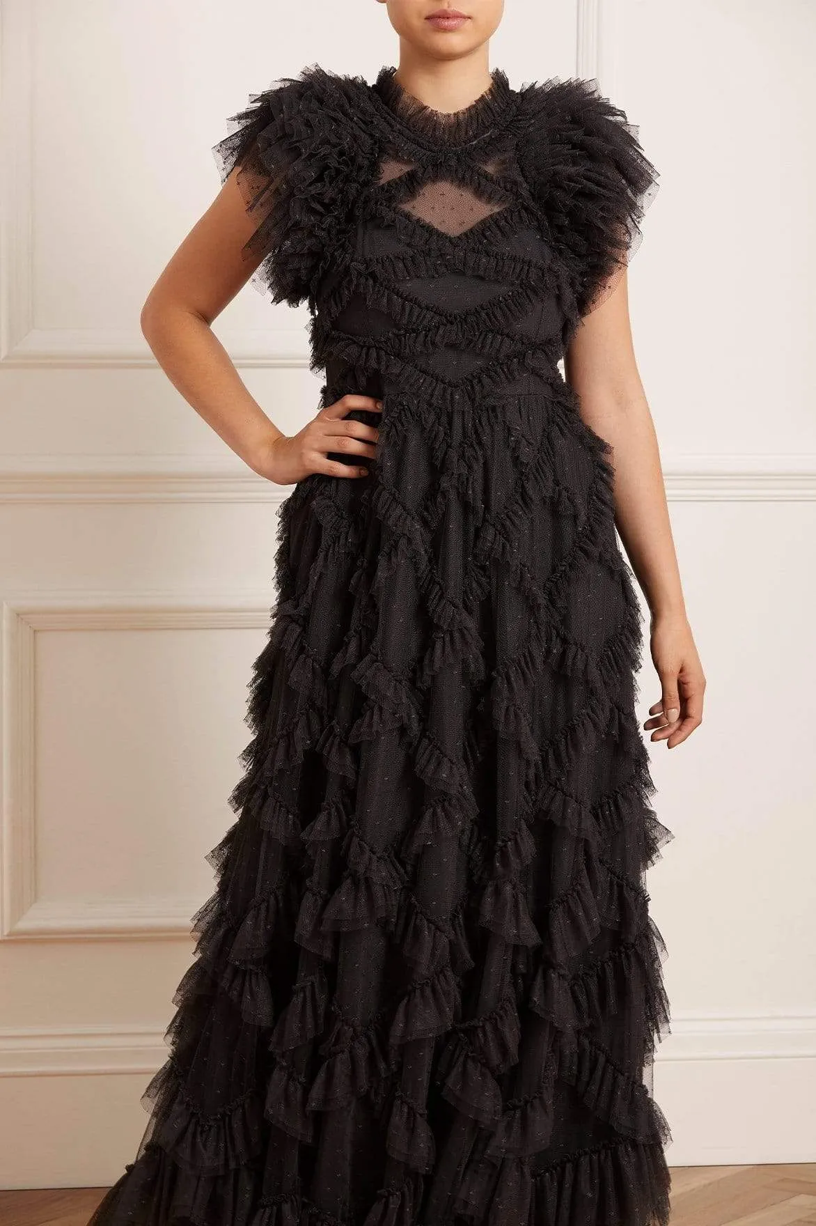 Genevieve Ruffle Gown
