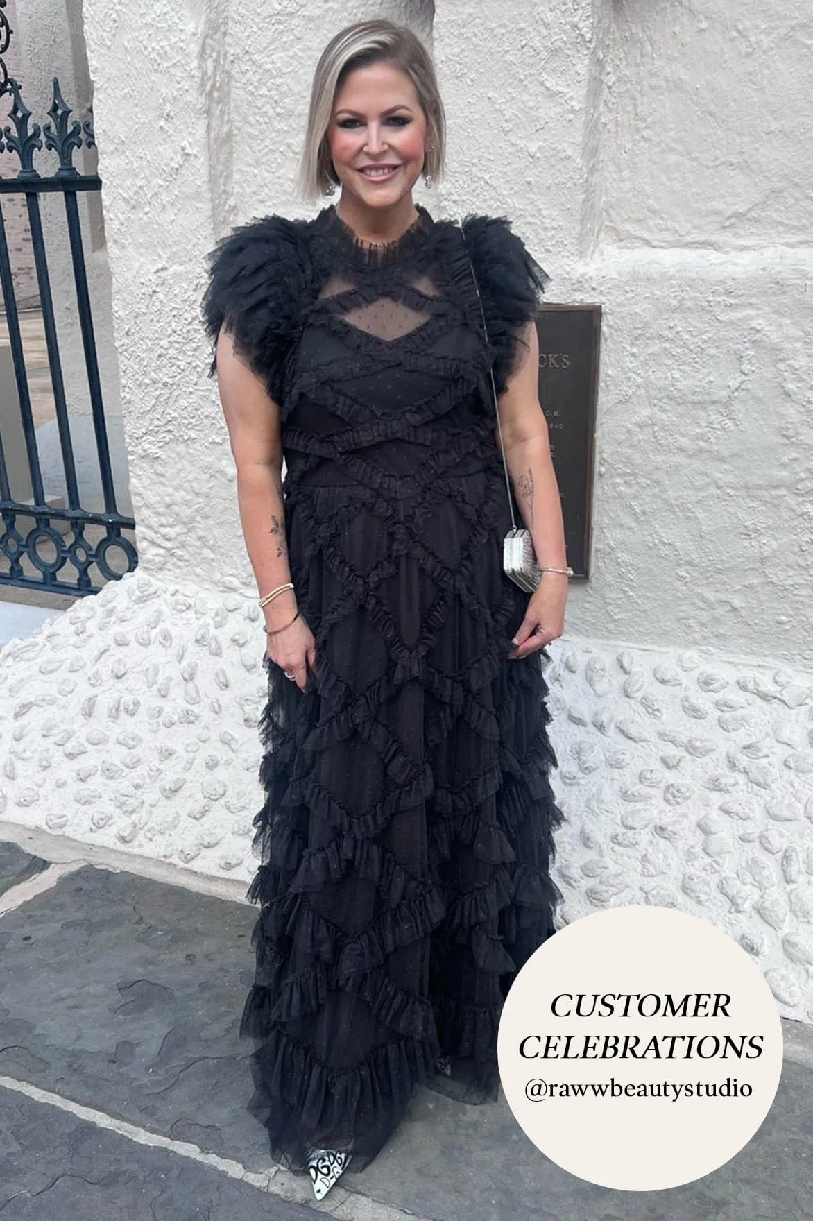 Genevieve Ruffle Gown