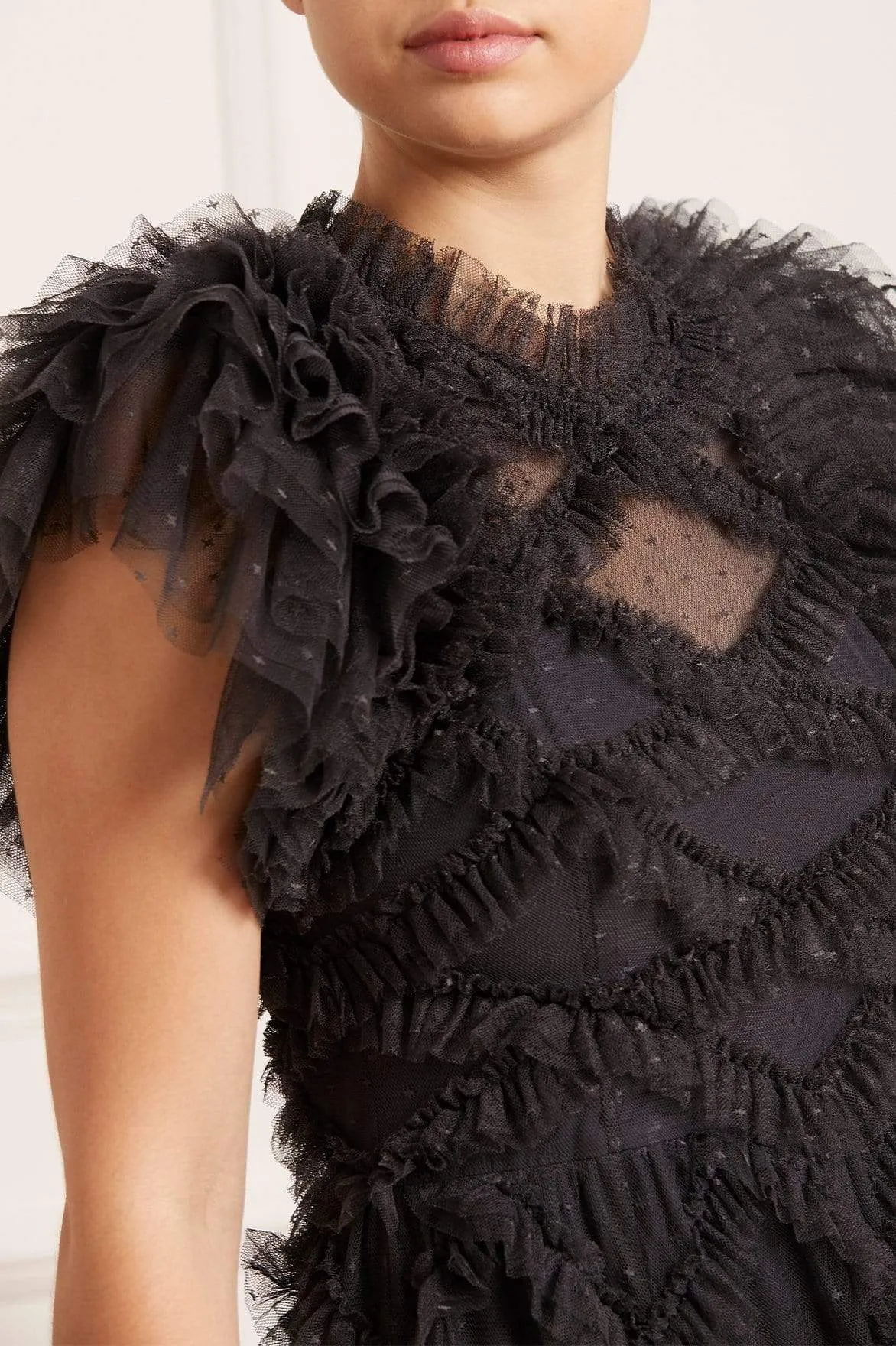 Genevieve Ruffle Gown