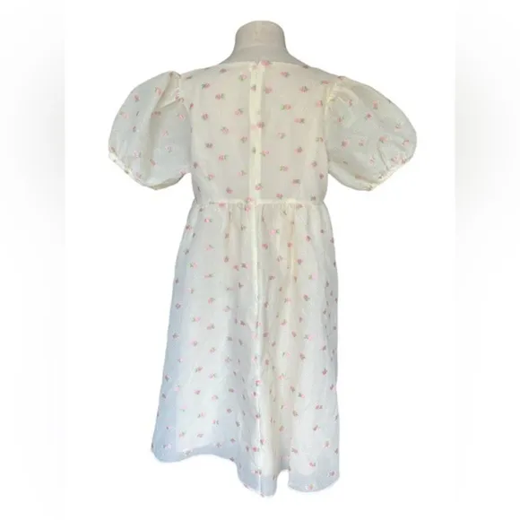 Glamorous Floral Babydoll Mini Dress Size 10