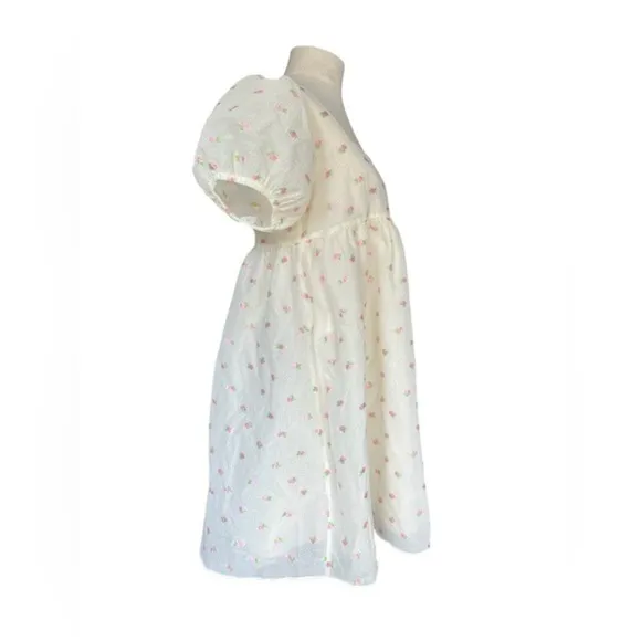 Glamorous Floral Babydoll Mini Dress Size 10