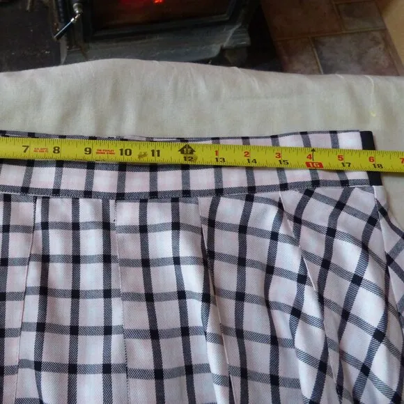 GOTH TORRID SCHOOLGIRL PLEATED MULTI CHECK SKATER SKIRT LOLITA 1 1XL XL 14 16