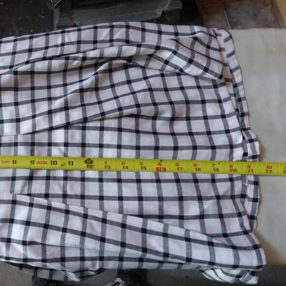 GOTH TORRID SCHOOLGIRL PLEATED MULTI CHECK SKATER SKIRT LOLITA 1 1XL XL 14 16