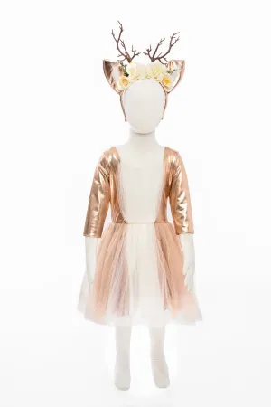 Great Pretenders Woodland Deer Dress with Headpiece, Size 5-6