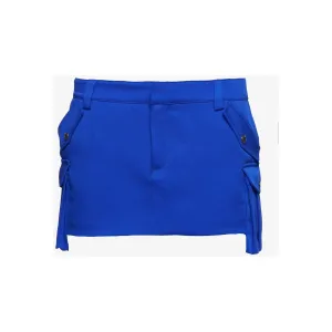 GUILETTA SATIN CARGO SKIRT