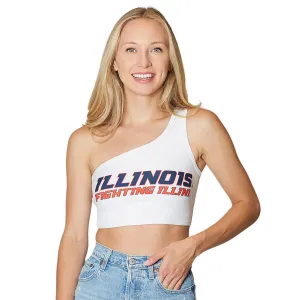 Illinois Fighting Illini One Shoulder Top