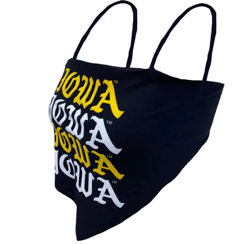 Iowa Hawkeyes Gothic Bandana Top