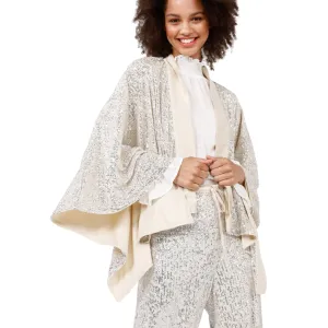 Jagger Kimono - Silver Sequin Sparkles