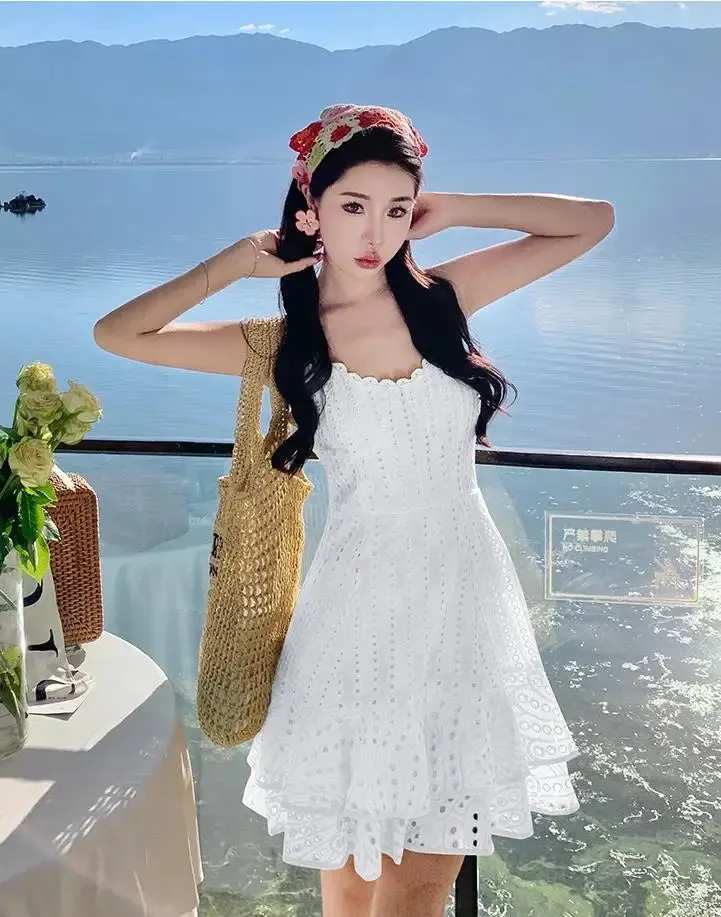 JAMERARY Summer Holiday Two-Piece Dress Set