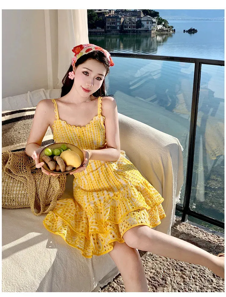 JAMERARY Summer Holiday Two-Piece Dress Set