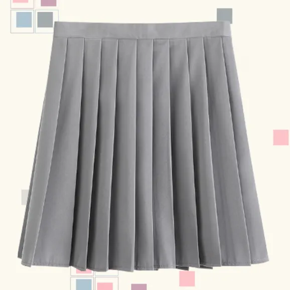 Japanese uniform pleated skirt yc22482