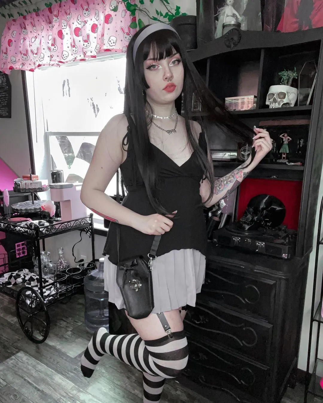 Japanese uniform pleated skirt yc22482