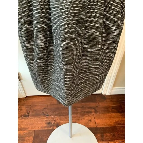 Jason Wu Black &amp; White Tweed Pleated Skirt, Size 2