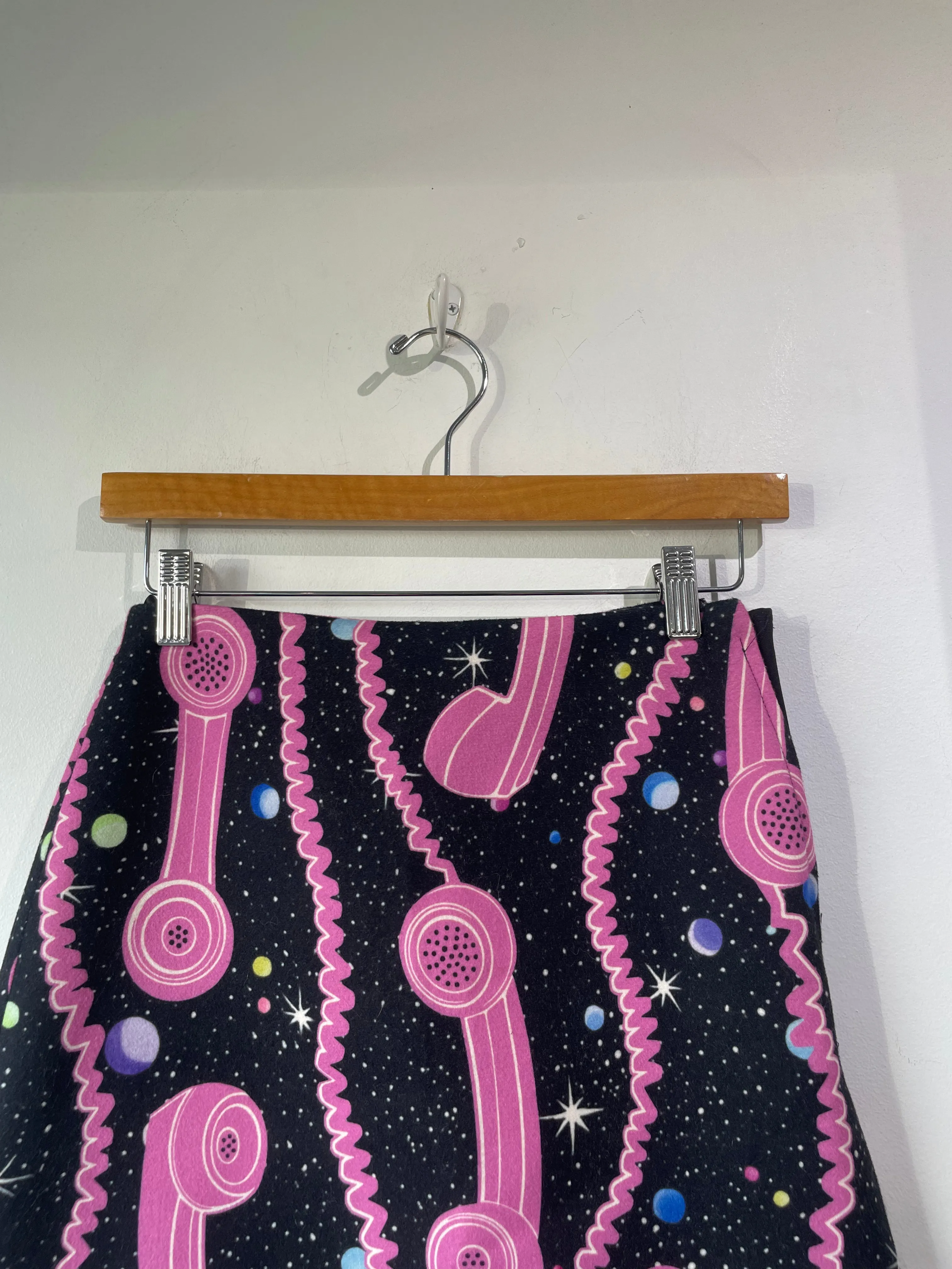 Jeremy Scott Phone Print Arcade Mini Skirt
