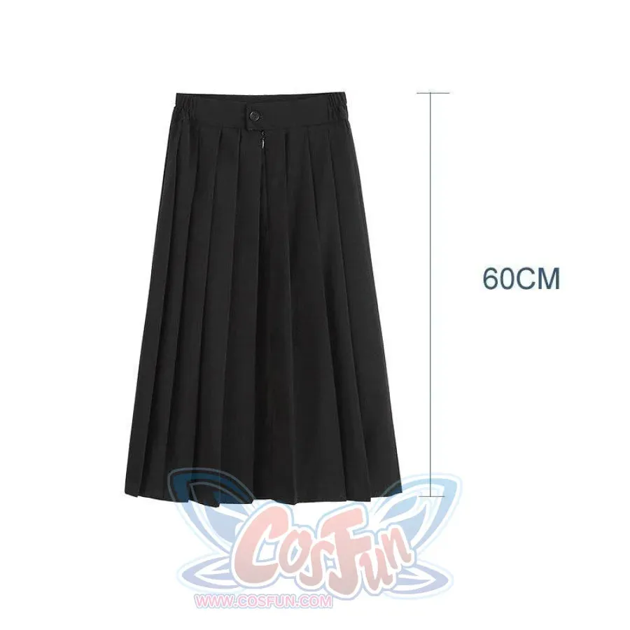 JK School Pleated Solid Bottom Skirt J40350