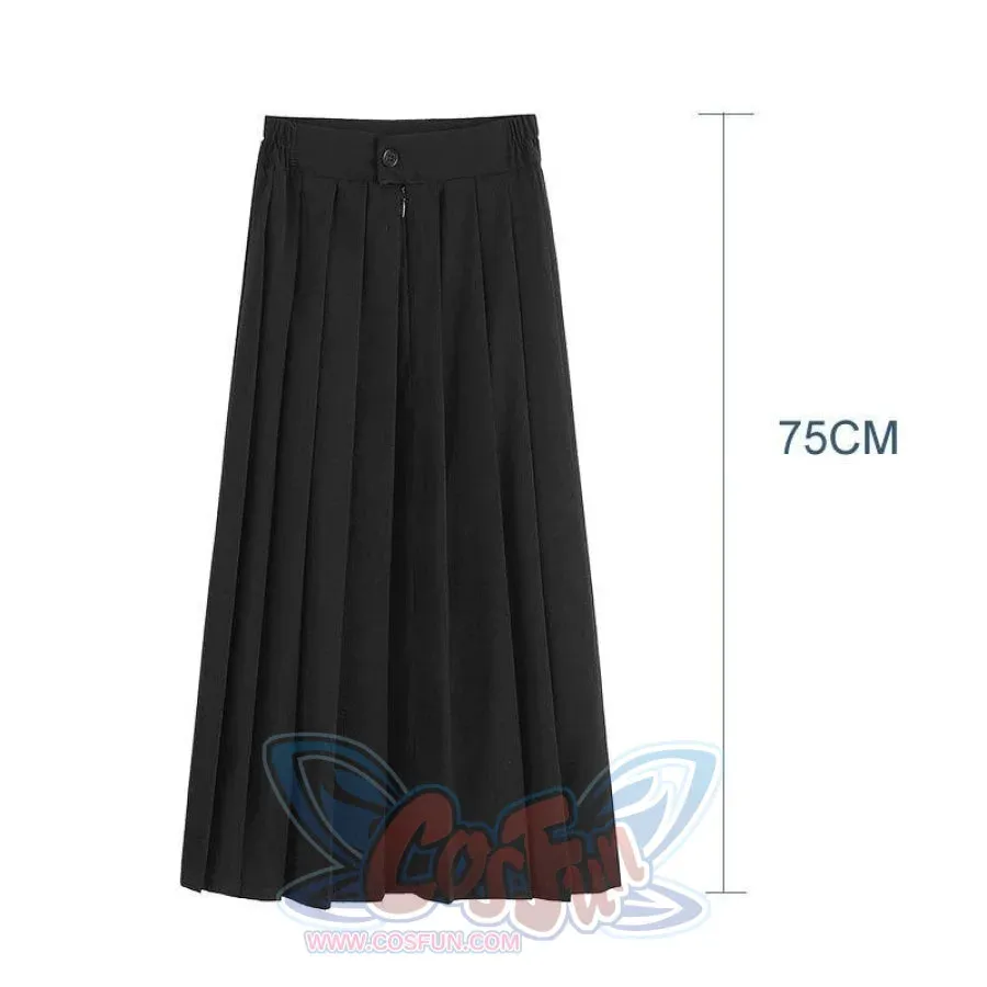JK School Pleated Solid Bottom Skirt J40350
