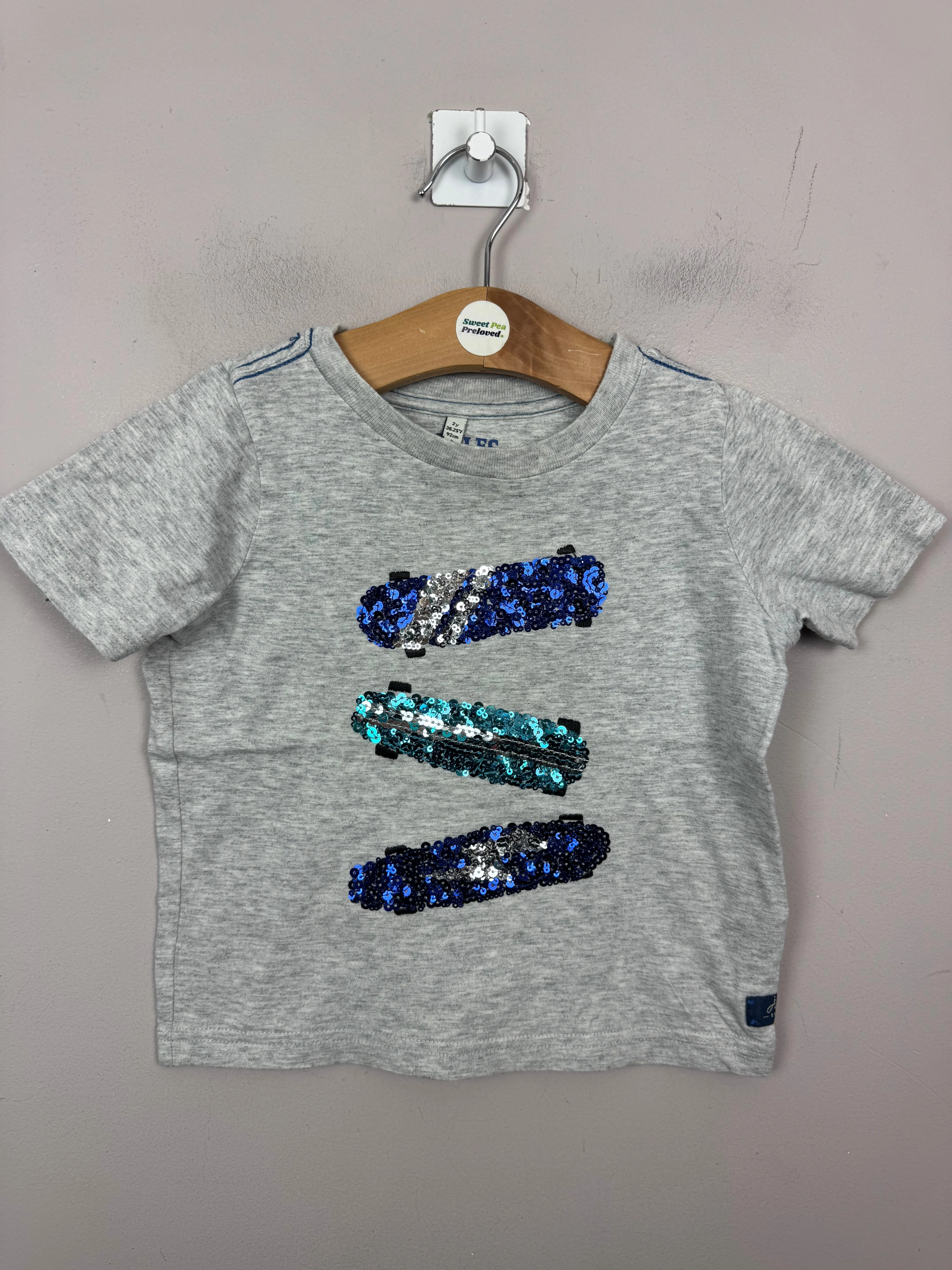 Joules skateboard t-shirt 2y