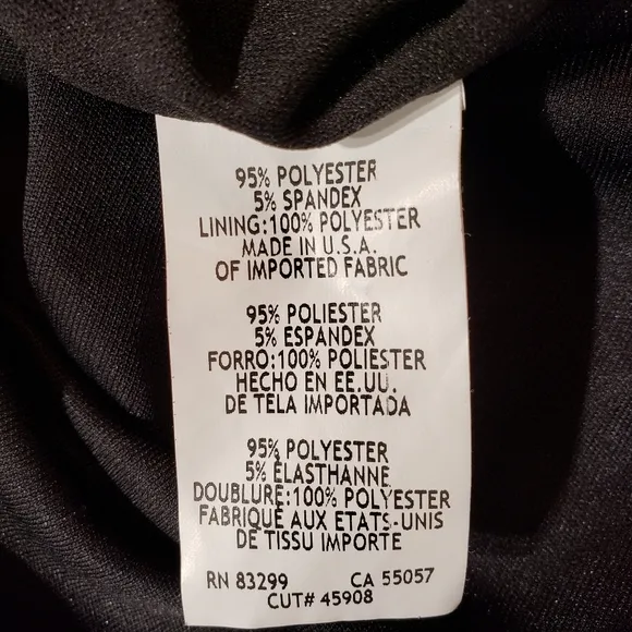 Jump apparel black sequin prom dress size XS
