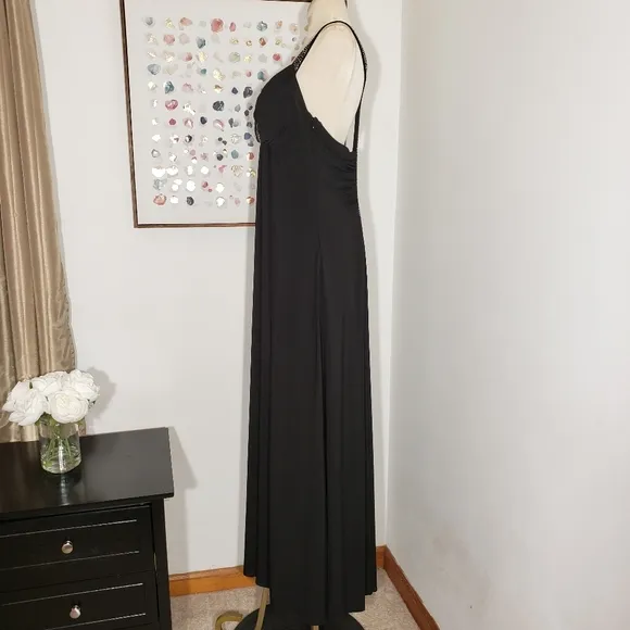 Jump apparel black sequin prom dress size XS