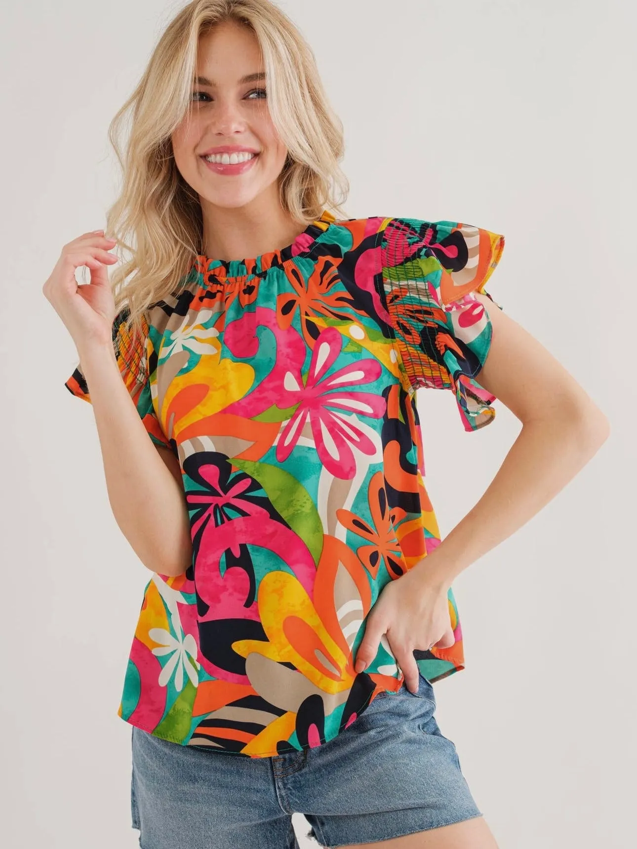 Just Groovy Top: Multi