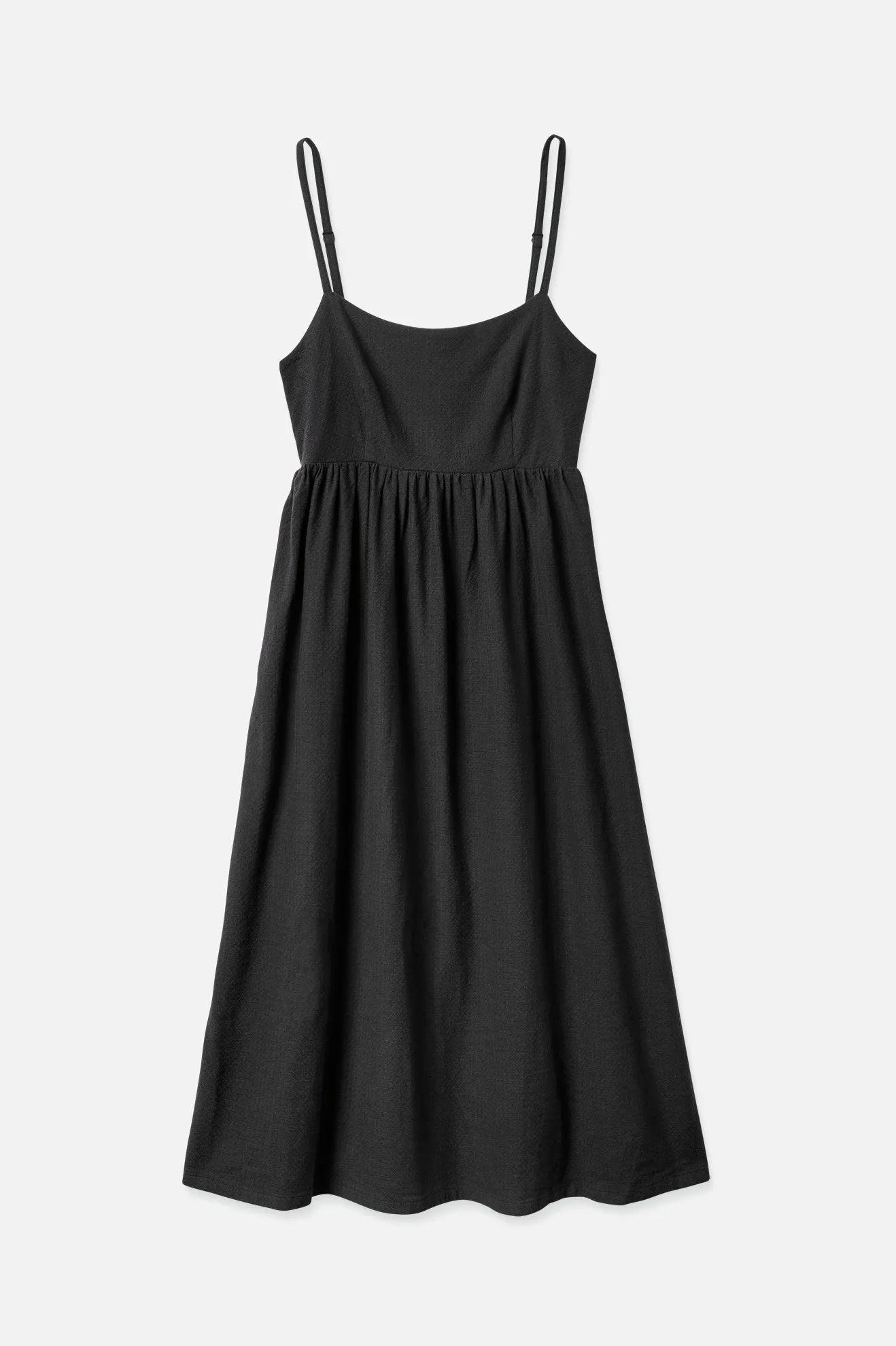 Kane Midi Dress - Beige Gingham