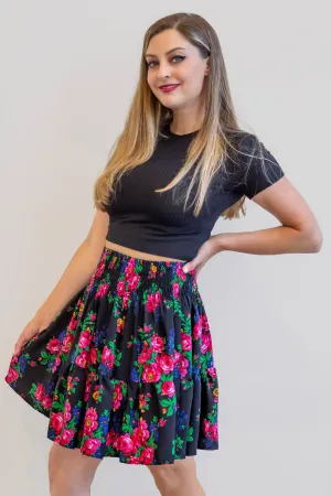 Kasia Black Mini Skirt