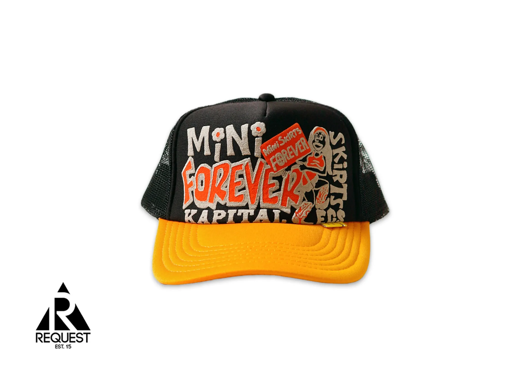Kountry Mini Skirt Forever Trucker "Black/Yellow"