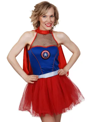Ladies Captain America Costume