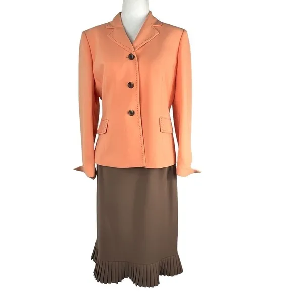 LE SUIT PETITE WOMEN'S TWO PIECE SKIRT &amp; JACKET/BLAZER SUIT/SET