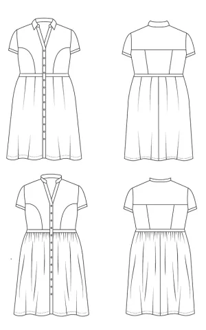 Lennox Shirtdress Pattern by Cashmerette
